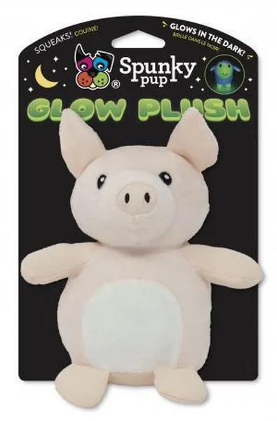 1ea Spunky Pup Glow Pig Small Plush - Toys